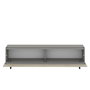 Hanah Home Soporte de TV Gris y Travertino